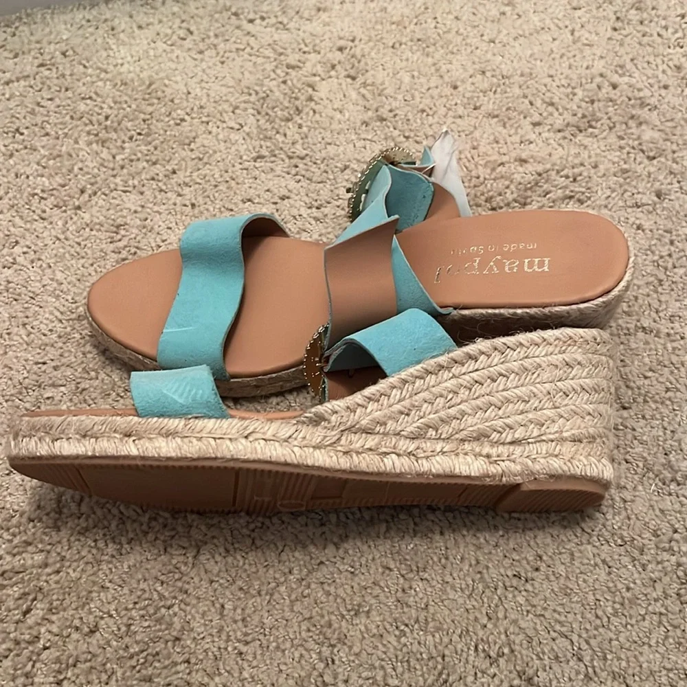 Maypol Women’s Made In Spain Suede Strappy Espadrilles, Sandal 40